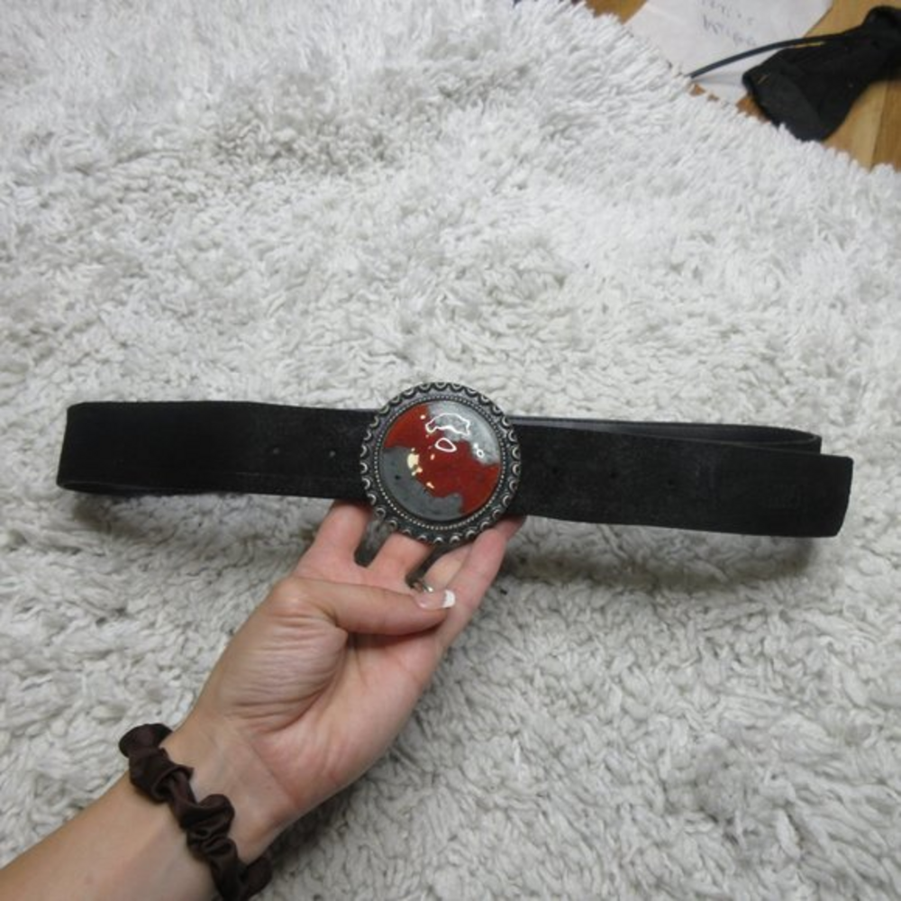 Julieta Miro suede leather Belt sz M